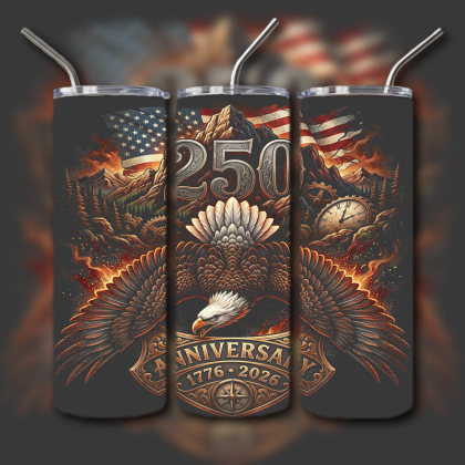 God and Country Patriotic Tumbler