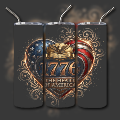 God and Country Patriotic Tumbler