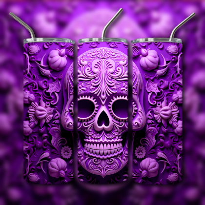 Sugar Skull Tumbler