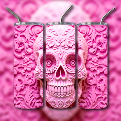 Sugar Skull Tumbler