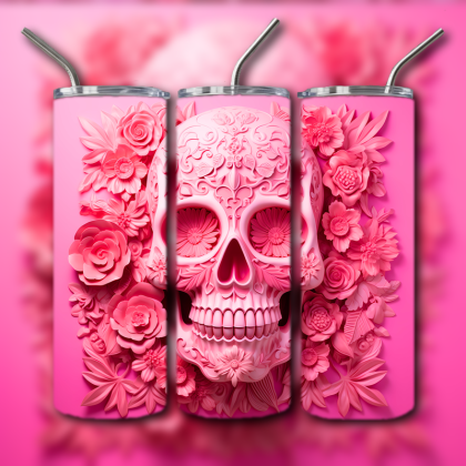Sugar Skull Tumbler