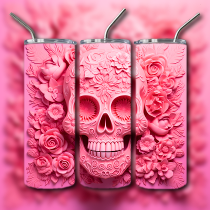 Sugar Skull Tumbler