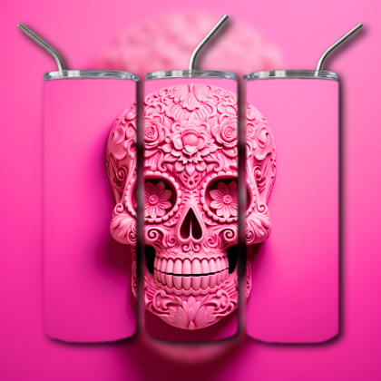 Sugar Skull Tumbler