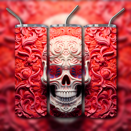 Sugar Skull Tumbler