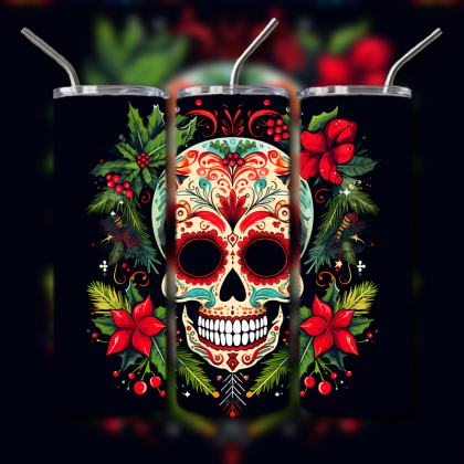 Sugar Skull Tumbler