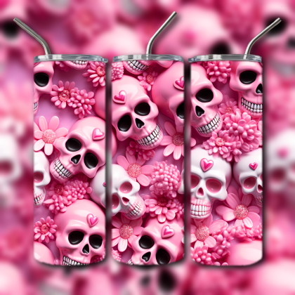 Sugar Skull Tumbler
